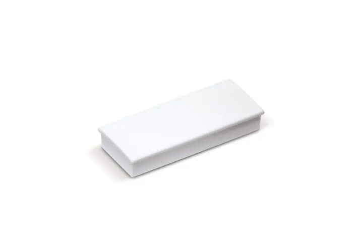 Magneet rechthoek Wit