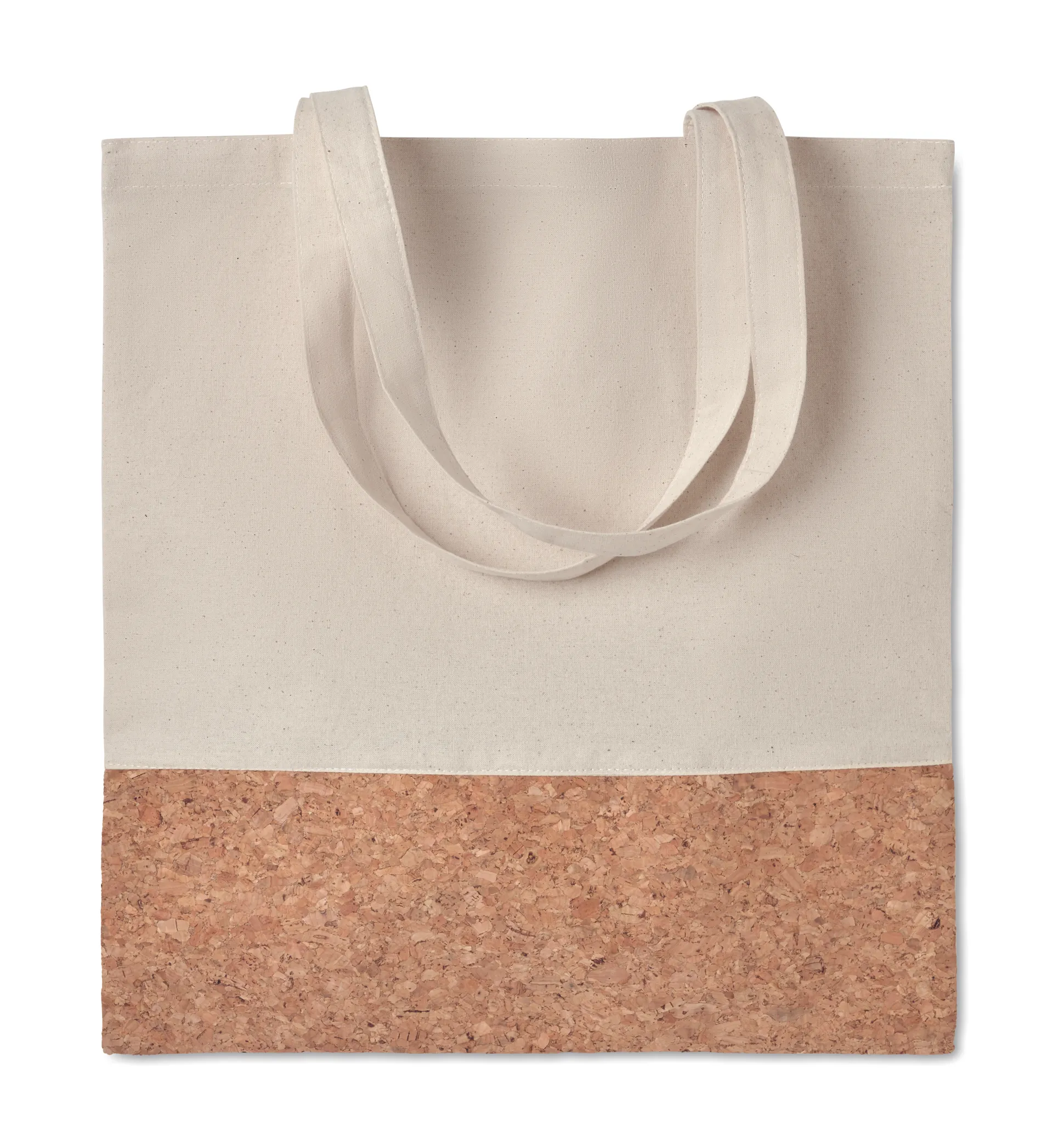 Boodschappentas met kurk Beige