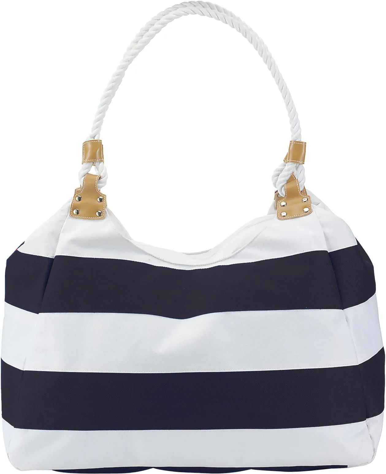 Strandtas Christopher | Polyester 300D | 20 l blauw/wit