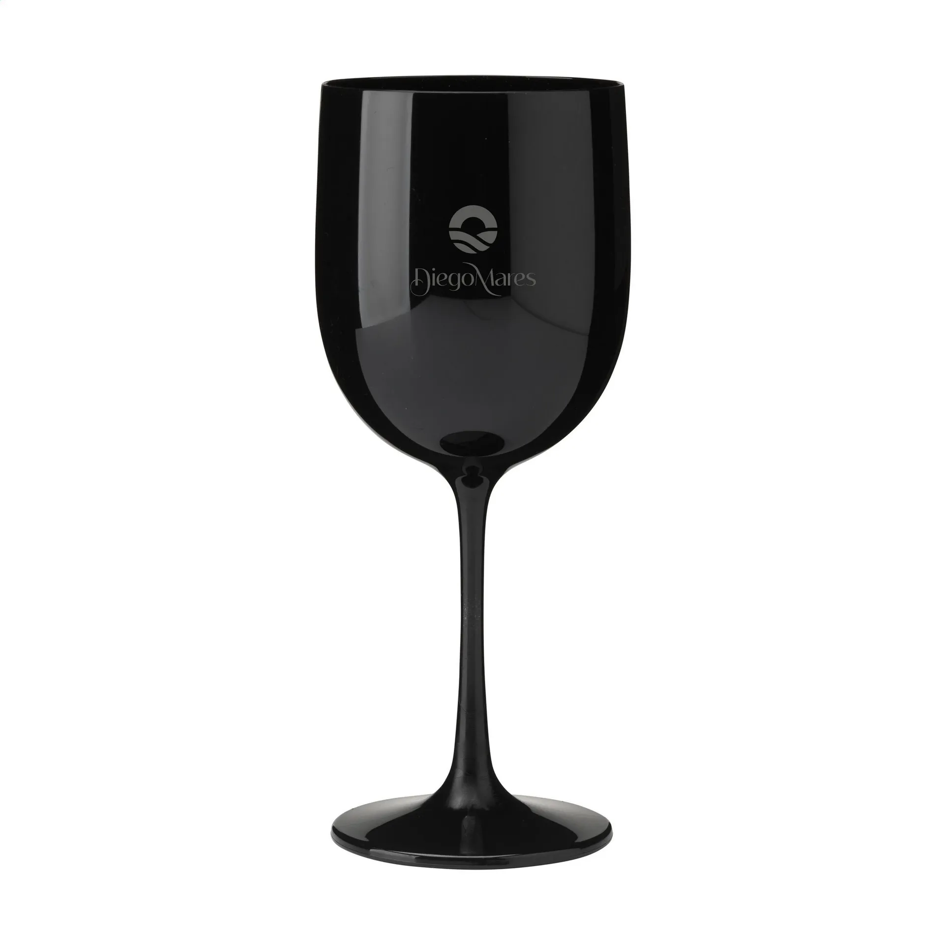 Lunaire Herbruikbaar Kunststof Wijnglas 480 ml zwart