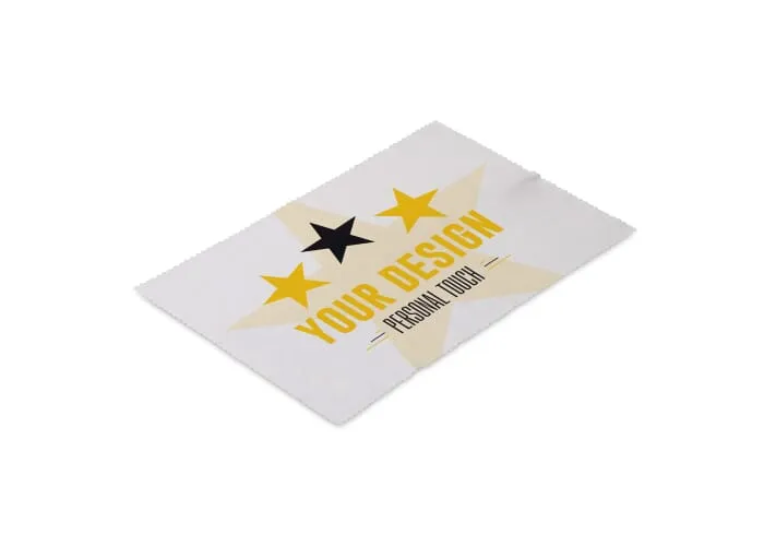Smartphone schoonmaakdoekje met antibacteriële bestanddelen 20 x 30 cm Wit/transparant