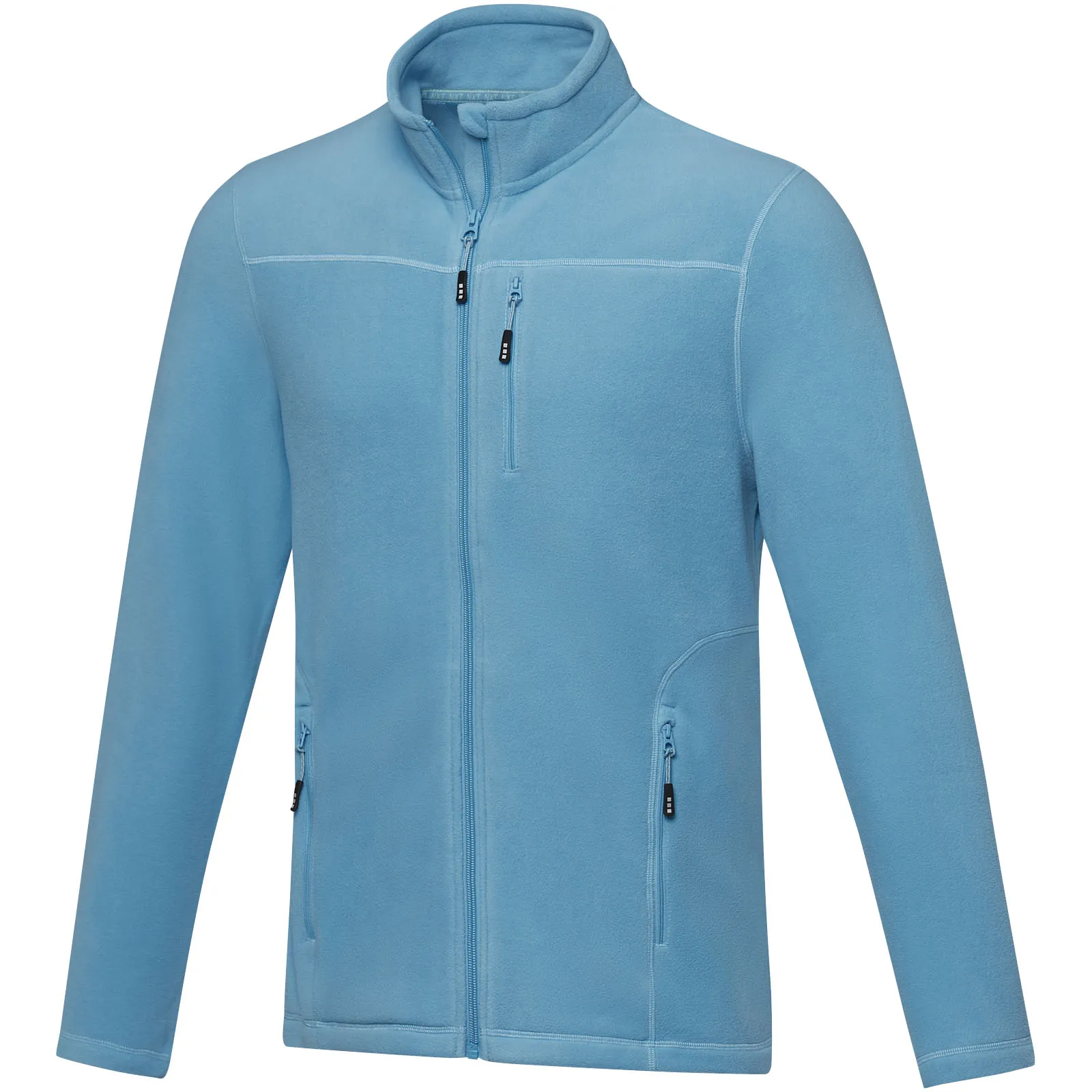 Amber GRS gerecycled heren fleece jas met volledige rits NXT-blauw