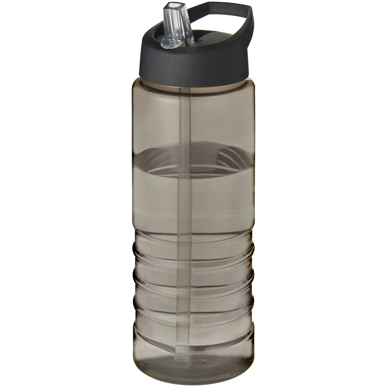 H2O Active® Treble 750 ml sportfles met tuitdeksel Houtskool