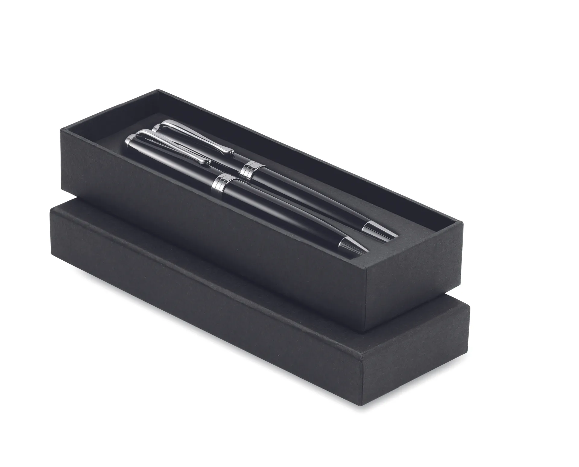 Balpen en rollerbal set Zwart