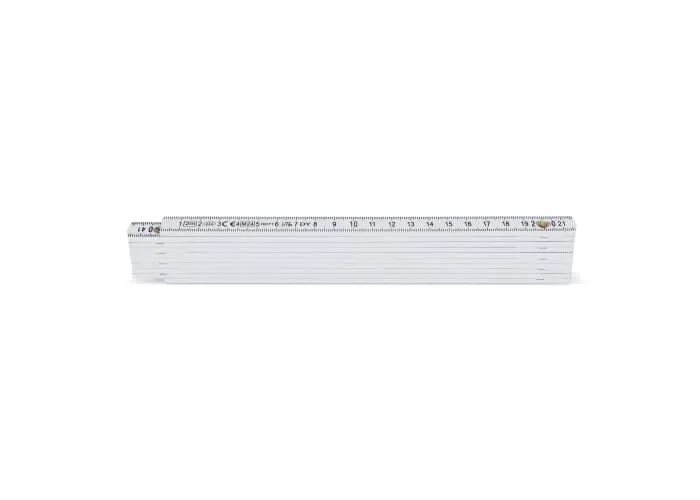 Gekalibreerde duimstok 2m Wit