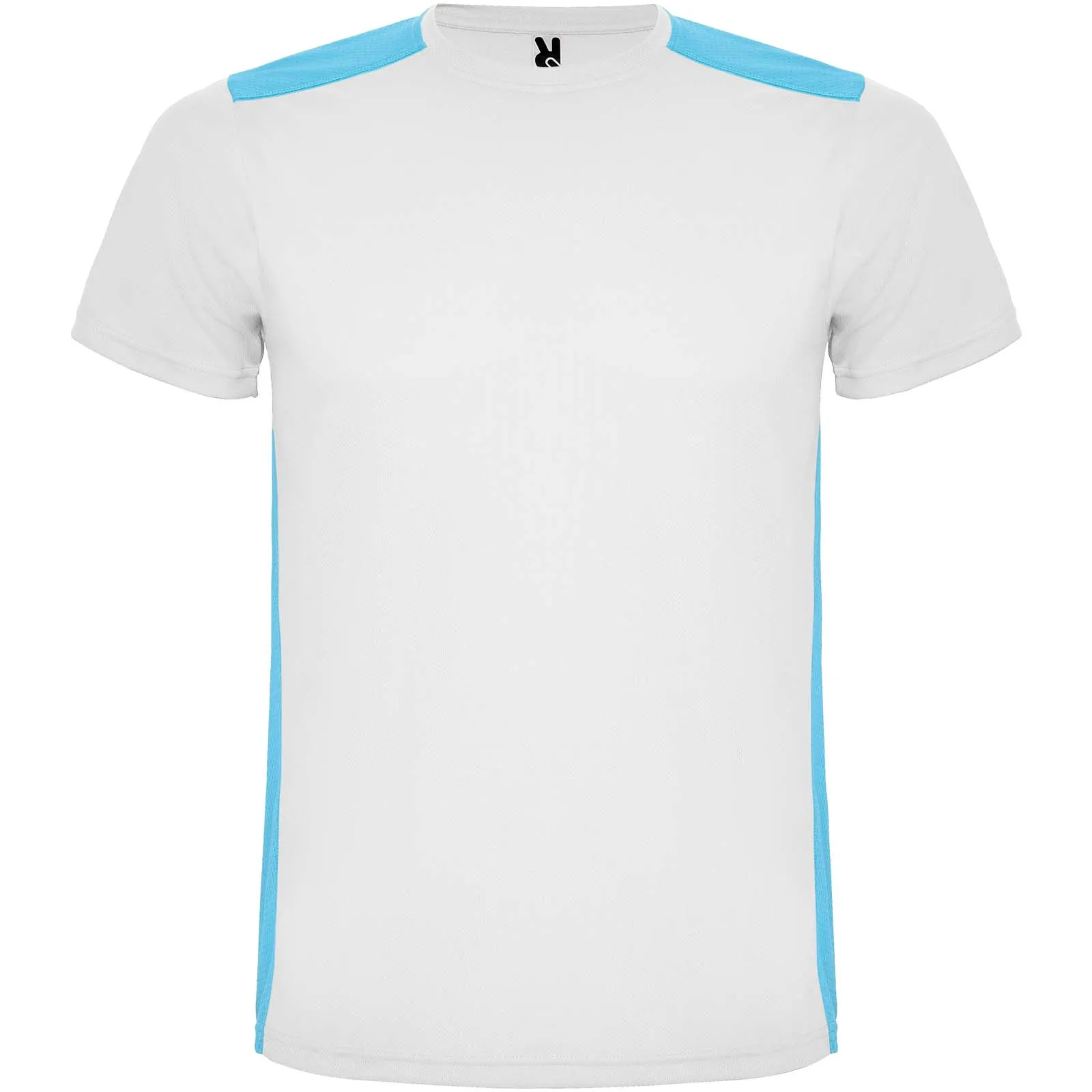 Detroit 130 g/m² unisex sportshirt met korte mouwen Wit