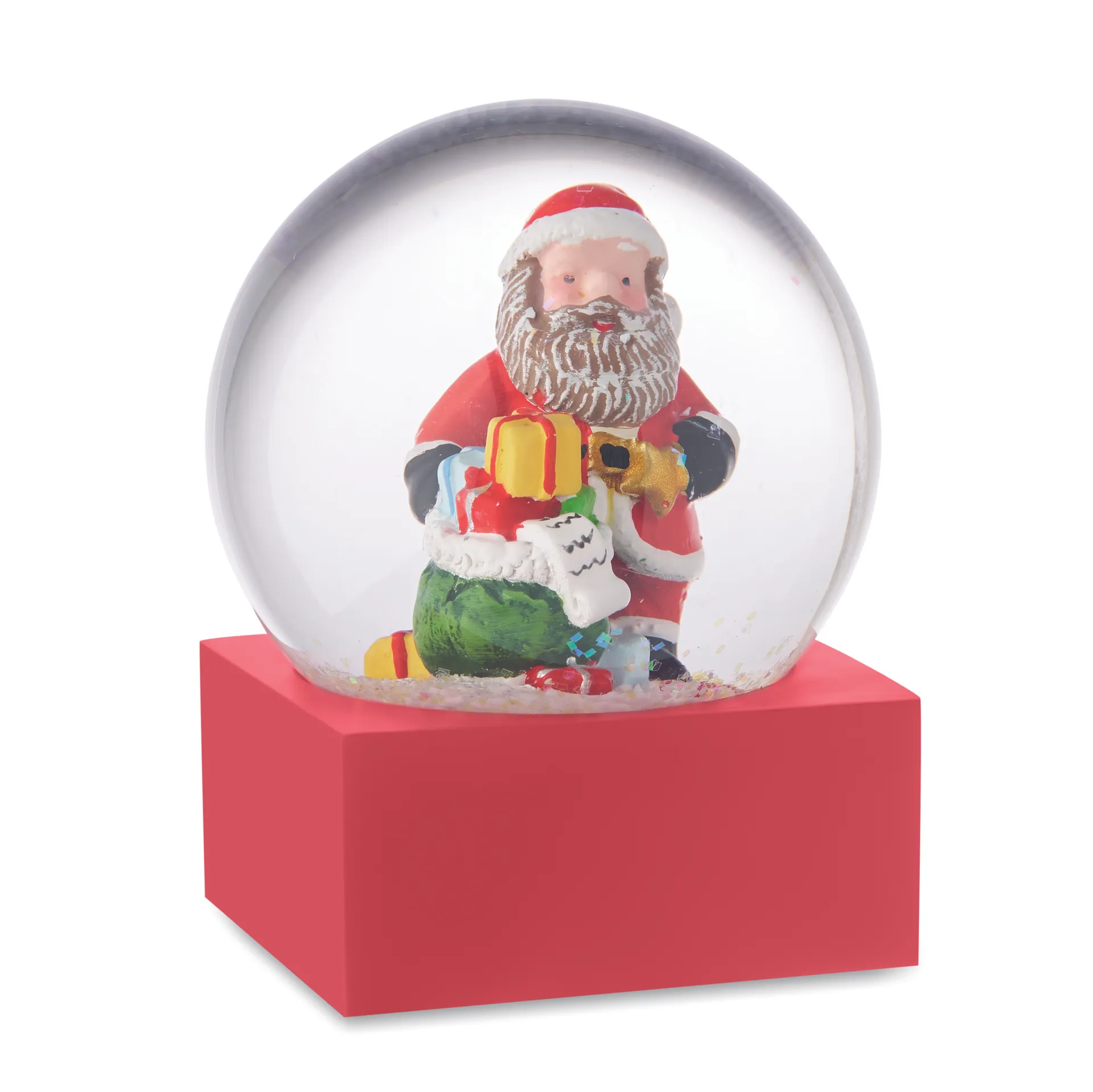 Sneeuwbol ornament Rood