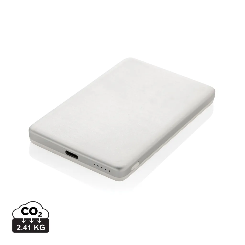 Orion RCS r-aluminium 5000 mah 5W magnetische powerbank zilver