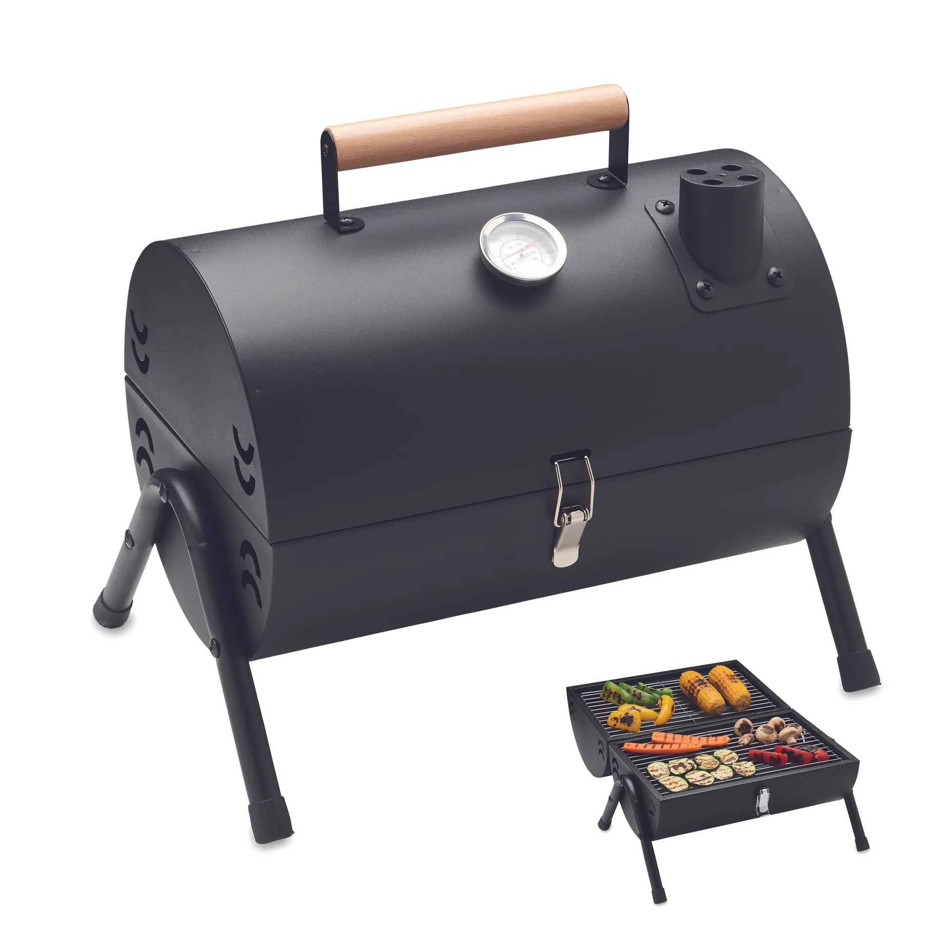 Draagbare barbecue Zwart