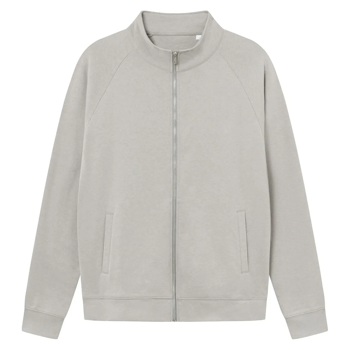 Brickstone unisex full-zip sweater, 280 gr/m² Grijs