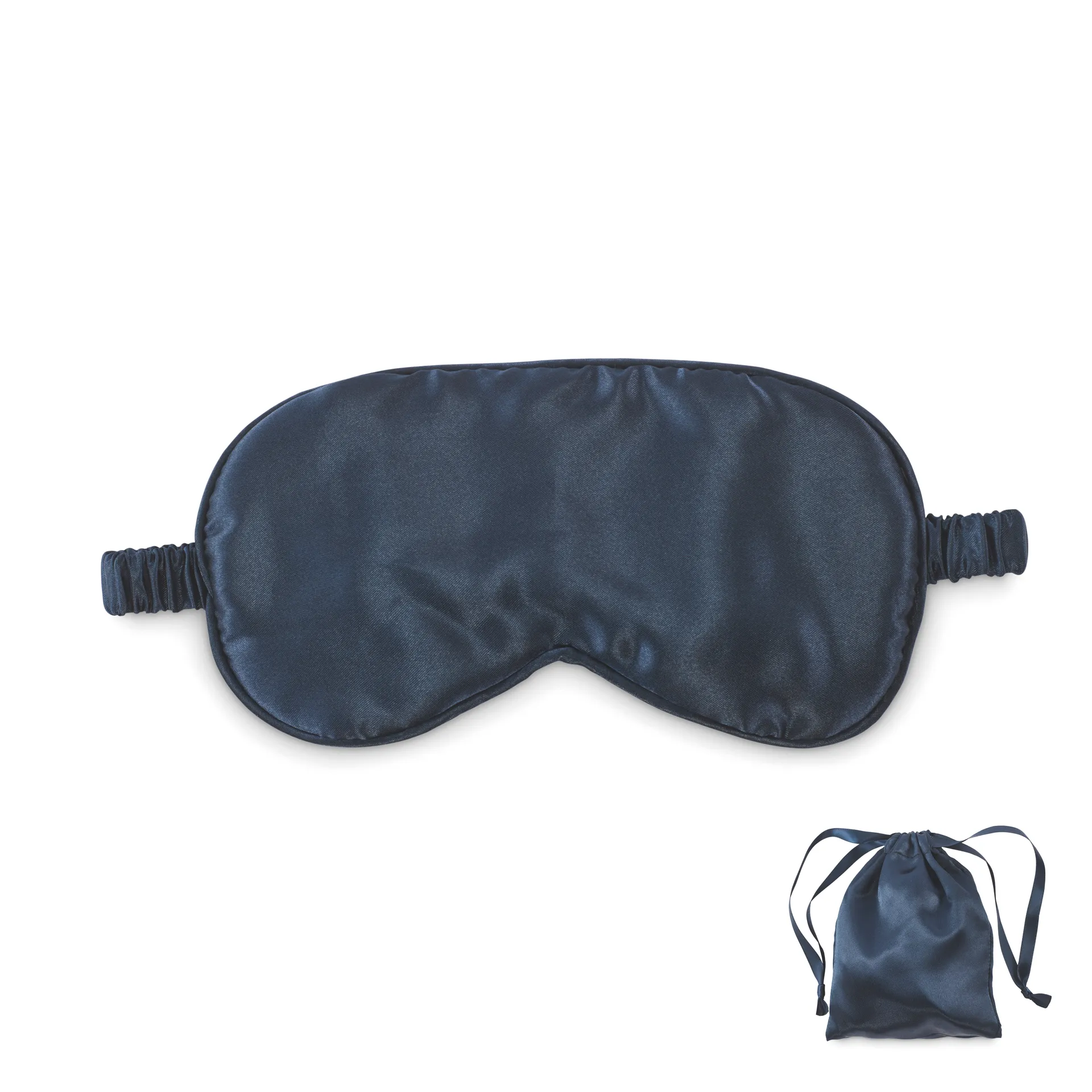 Zacht polyester oogmasker Blauw