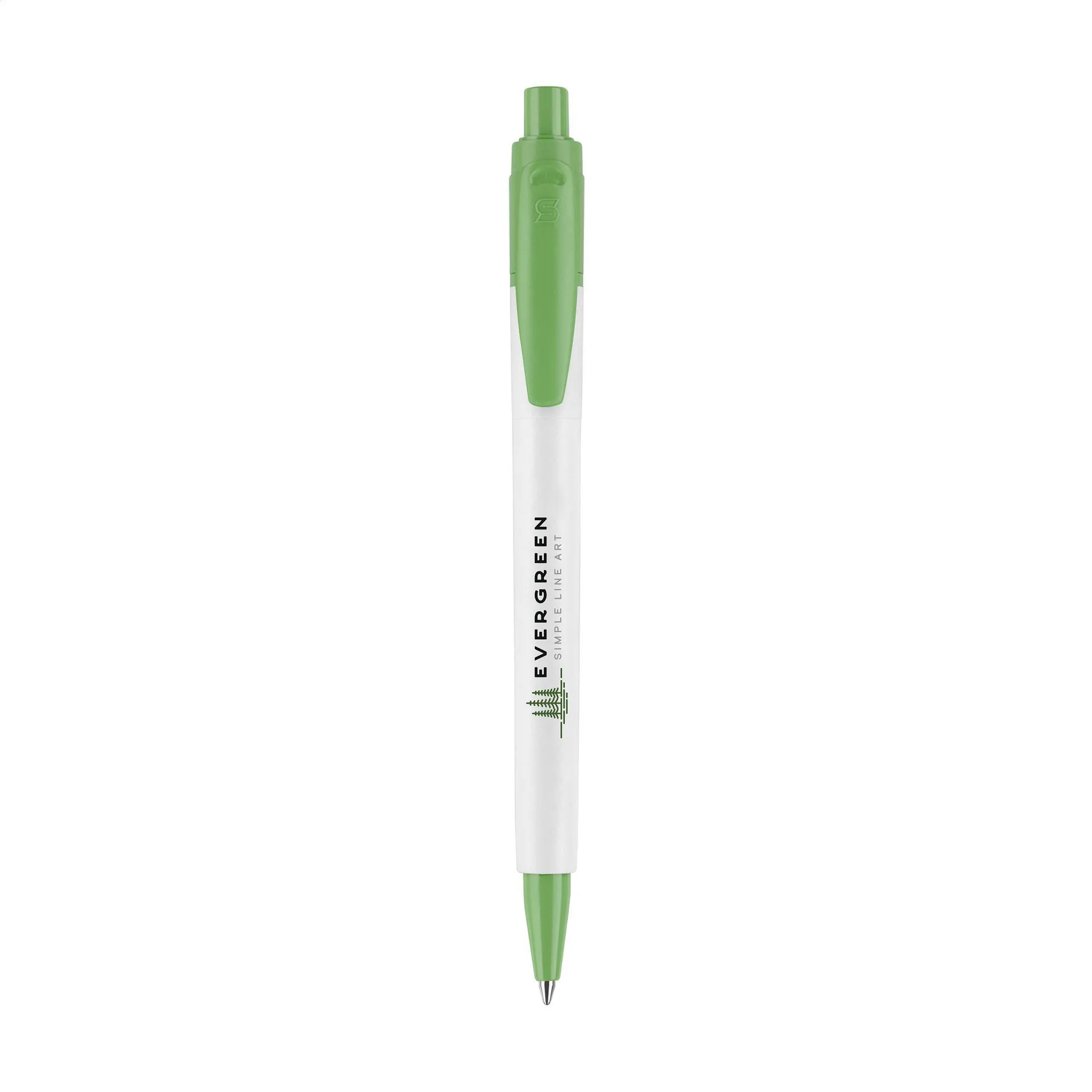 Stilolinea Baron 03 Recycled pennen wit/lichtgroen