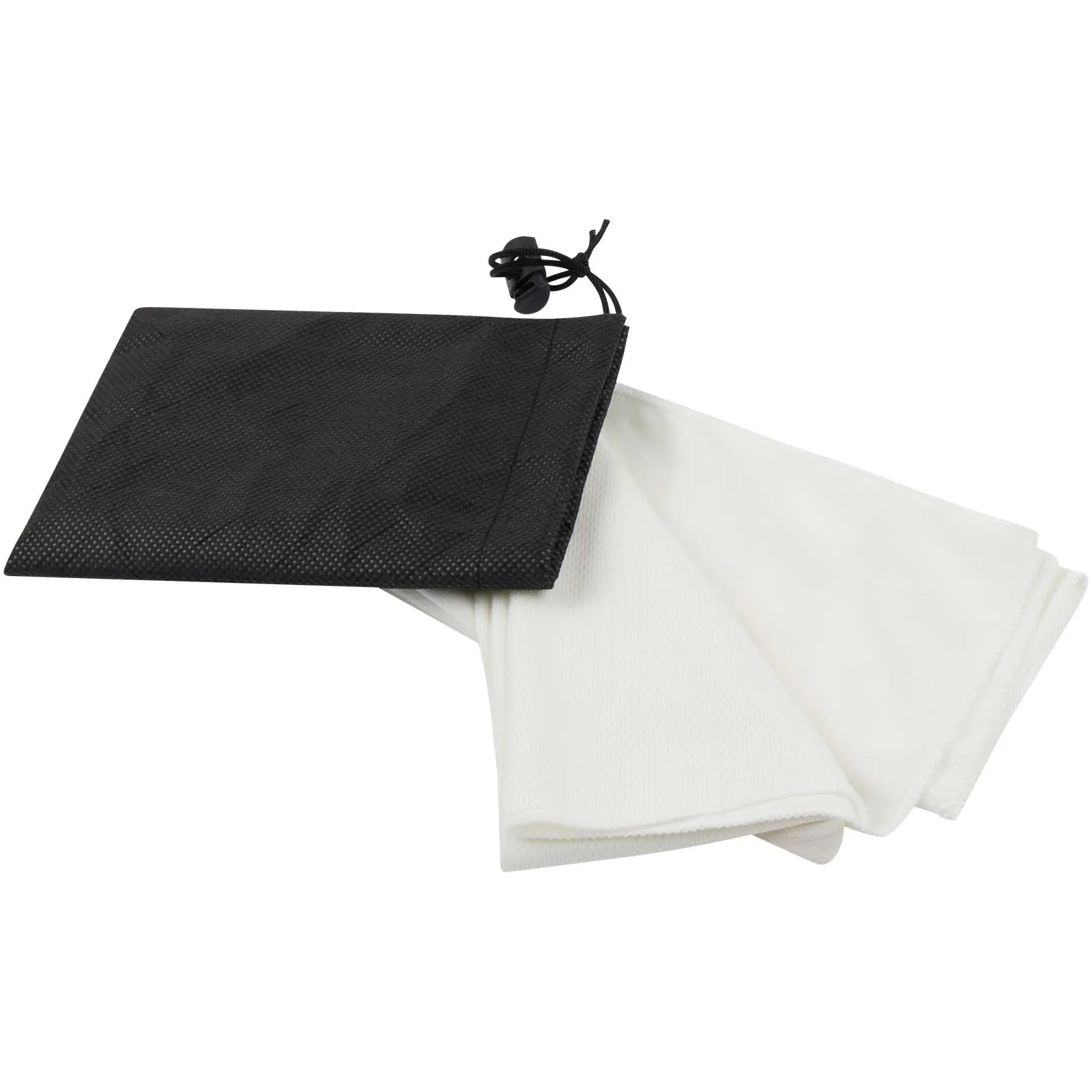 Lucas RPET sporthanddoek 30 x 80 cm Wit
