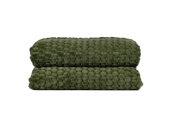 Sagaform Maja fleece kleed 130x170 cm Groen