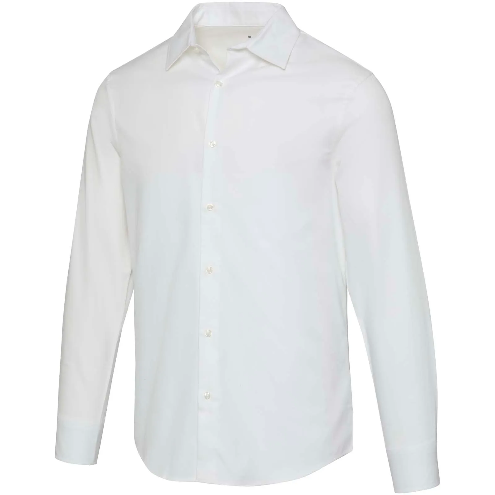 Citrine 185 g/m² twill herenoverhemd Wit