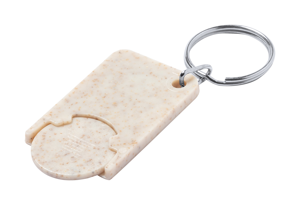 Prook - winkelwagenmuntje sleutelhanger