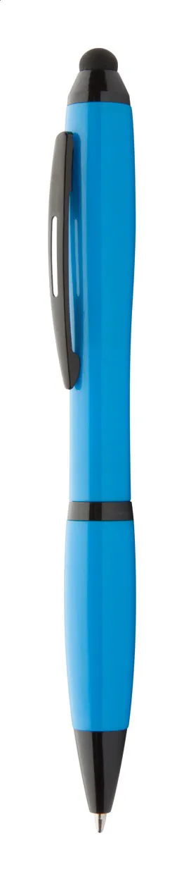 Bampy plastic touch screen balpen licht blauw