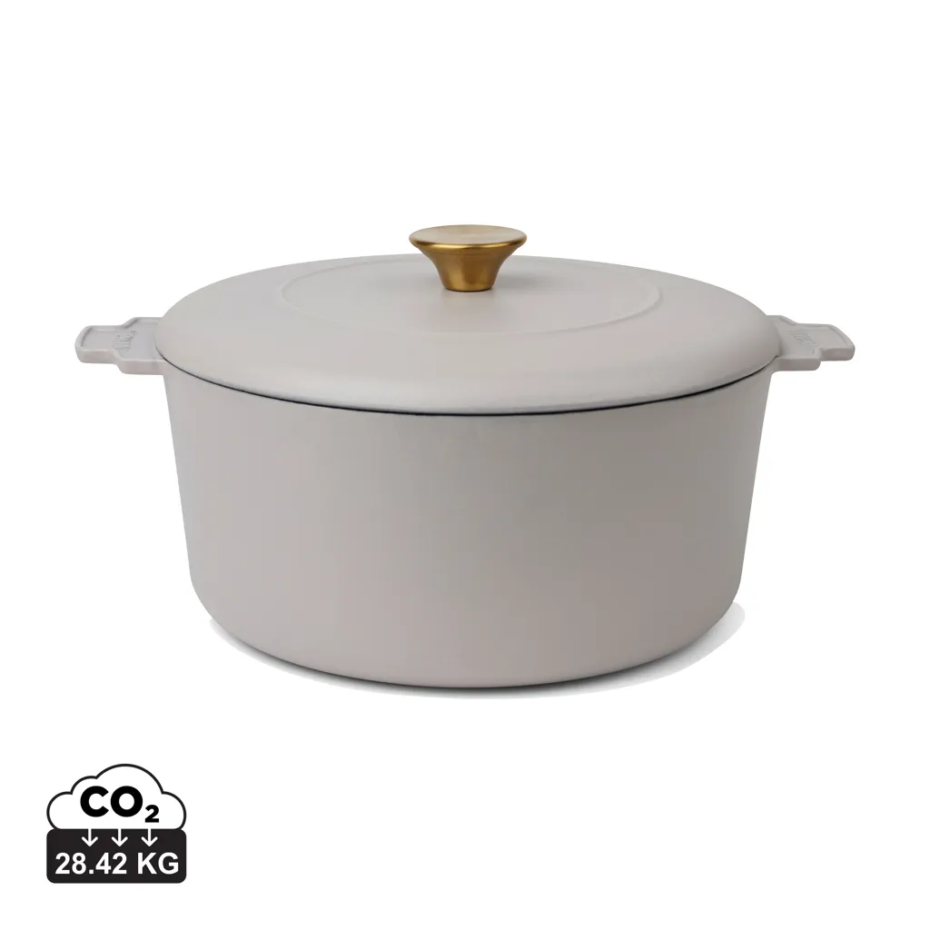 VINGA Monte heritage braadpan 5.5 L grijs