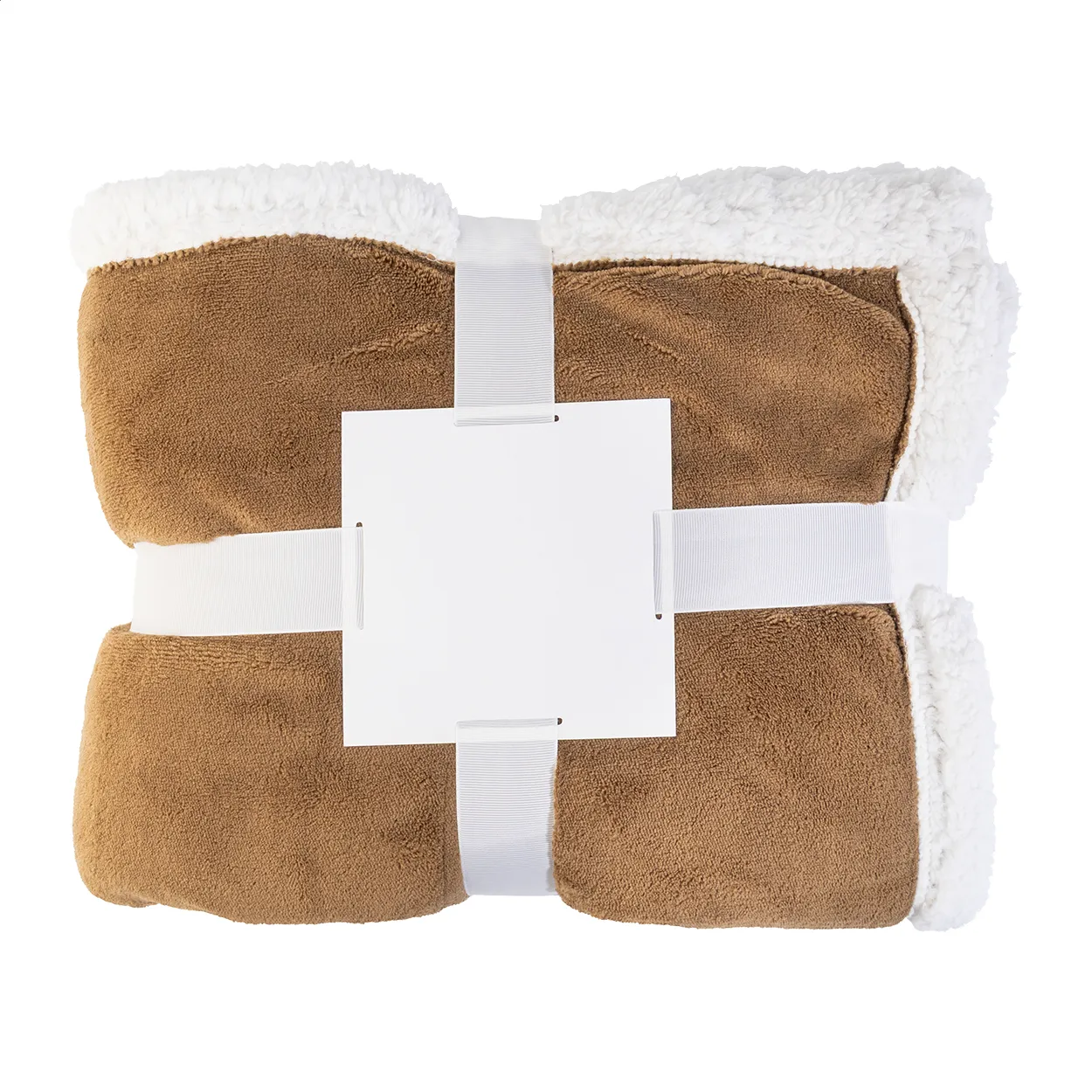 Sammia coral fleece deken bruin
