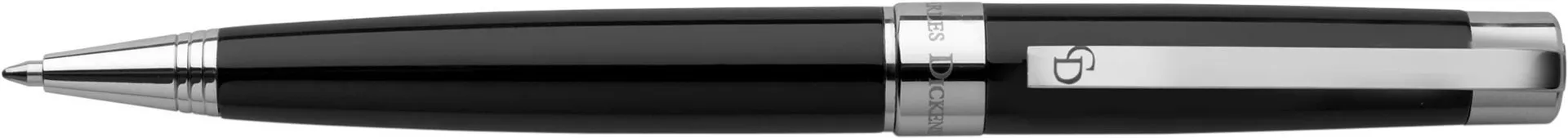 Metal Charles Dickens® balpen Lena zwart