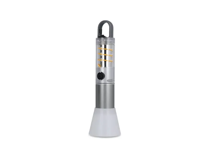Multifunctionele zaklamp van gerecycled materiaal Zilver