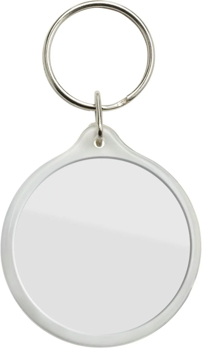 Kunststof sleutelhanger Leco neutraal