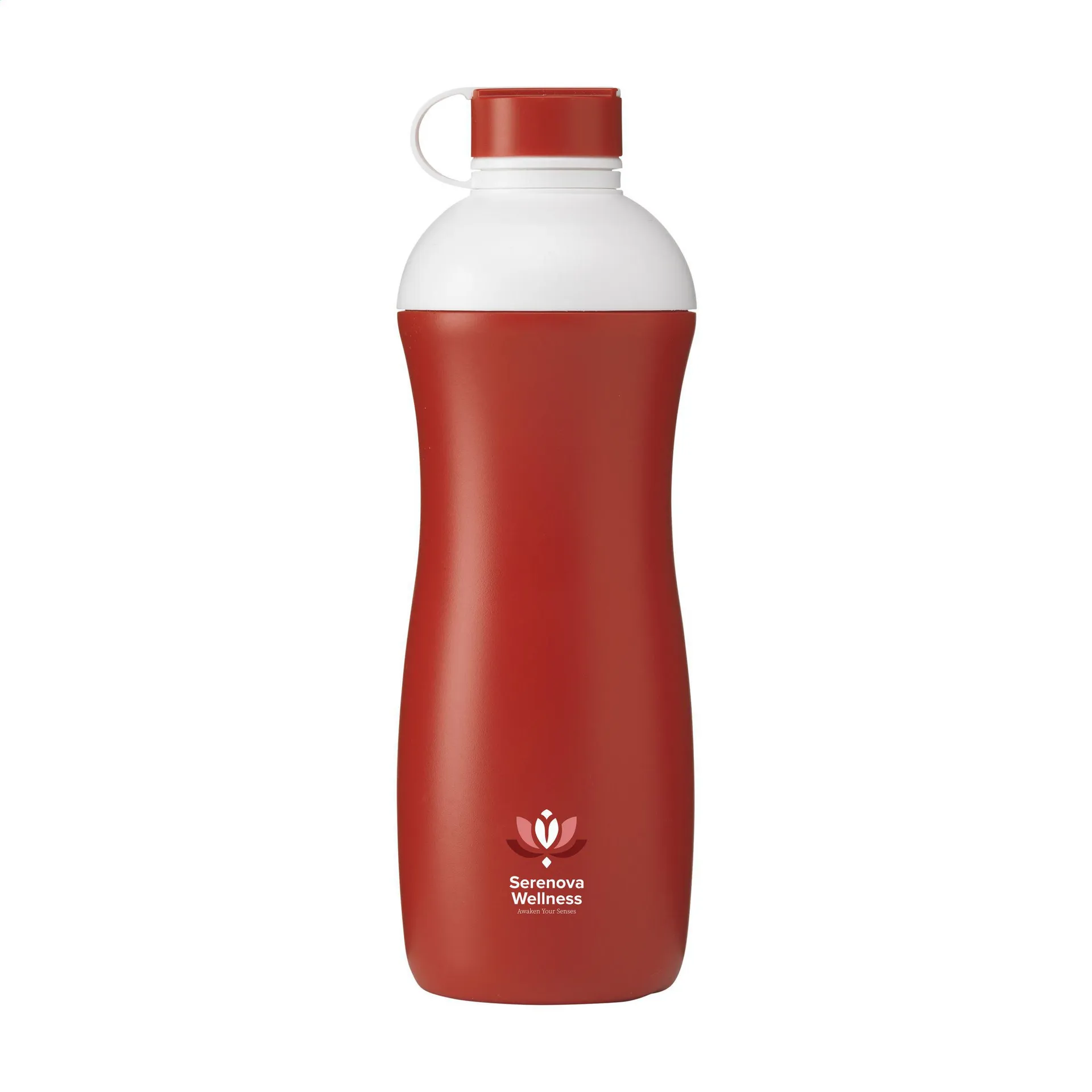 Oasus Bio Bottle 500 ml waterfles rood/wit