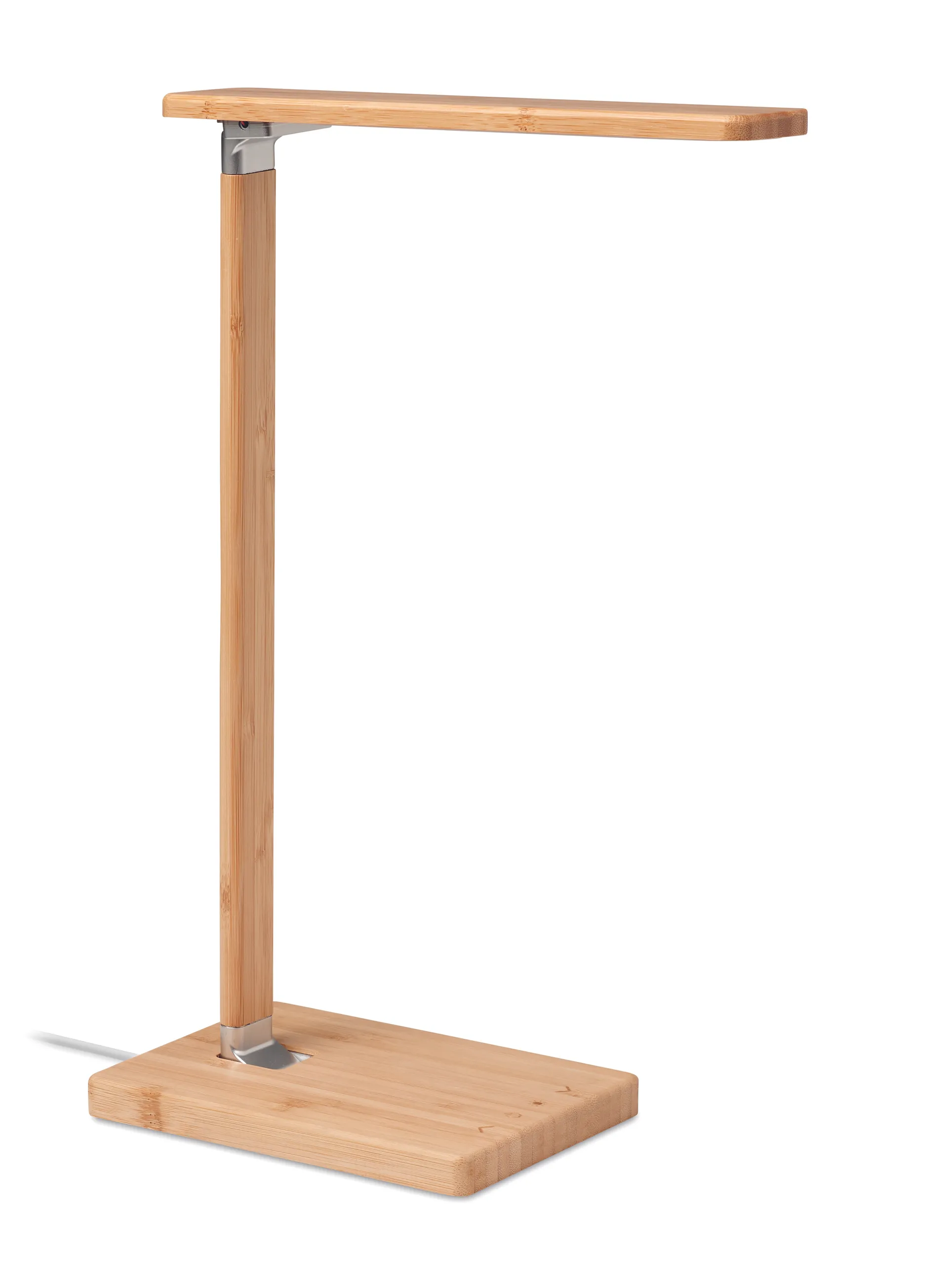 Bureaulamp met oplader 15W Hout