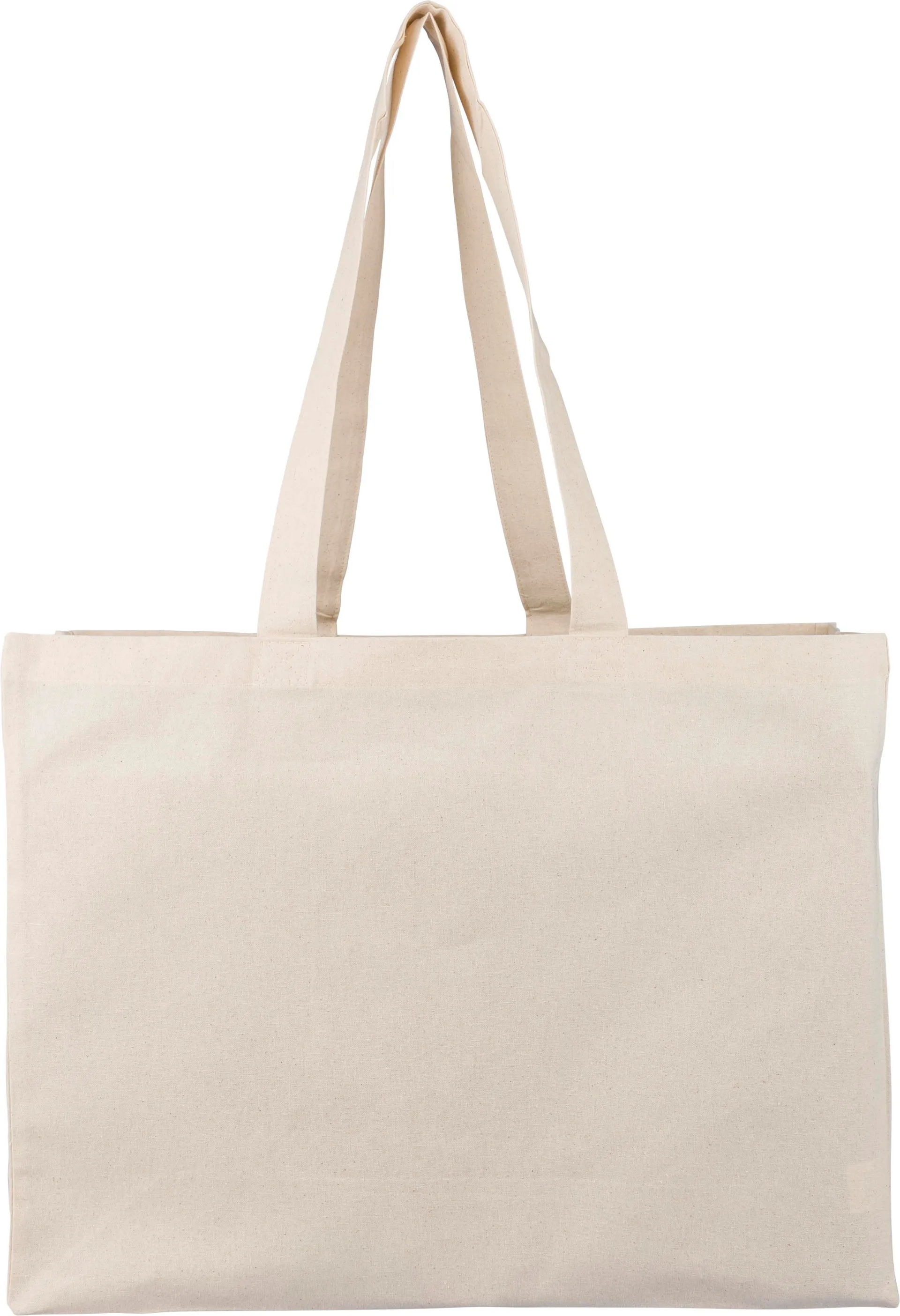 Katoen (180 g/m²) boodschappentas Novi khaki (écru)