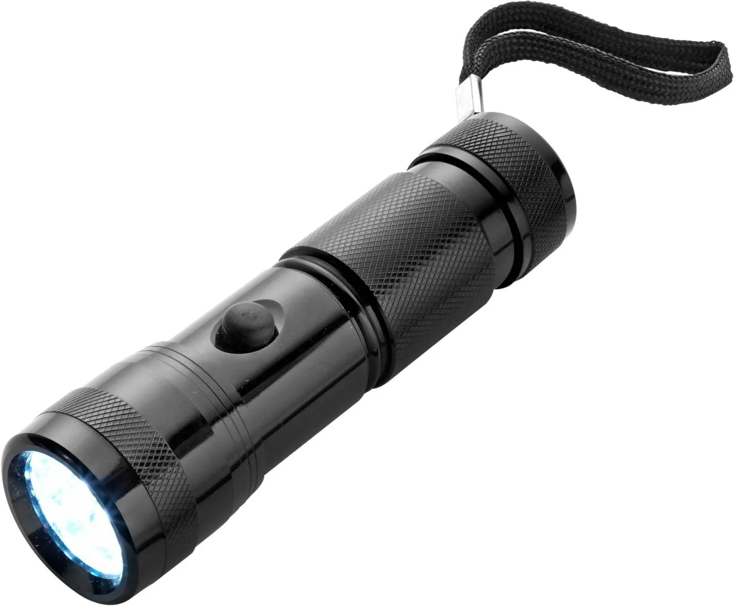 Zaklamp Romeo | Aluminium | 14 LED zwart