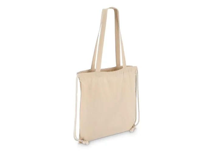 Katoen Rugzak tote OEKO-TEX® 38 x 42cm 140g/m² Ecru