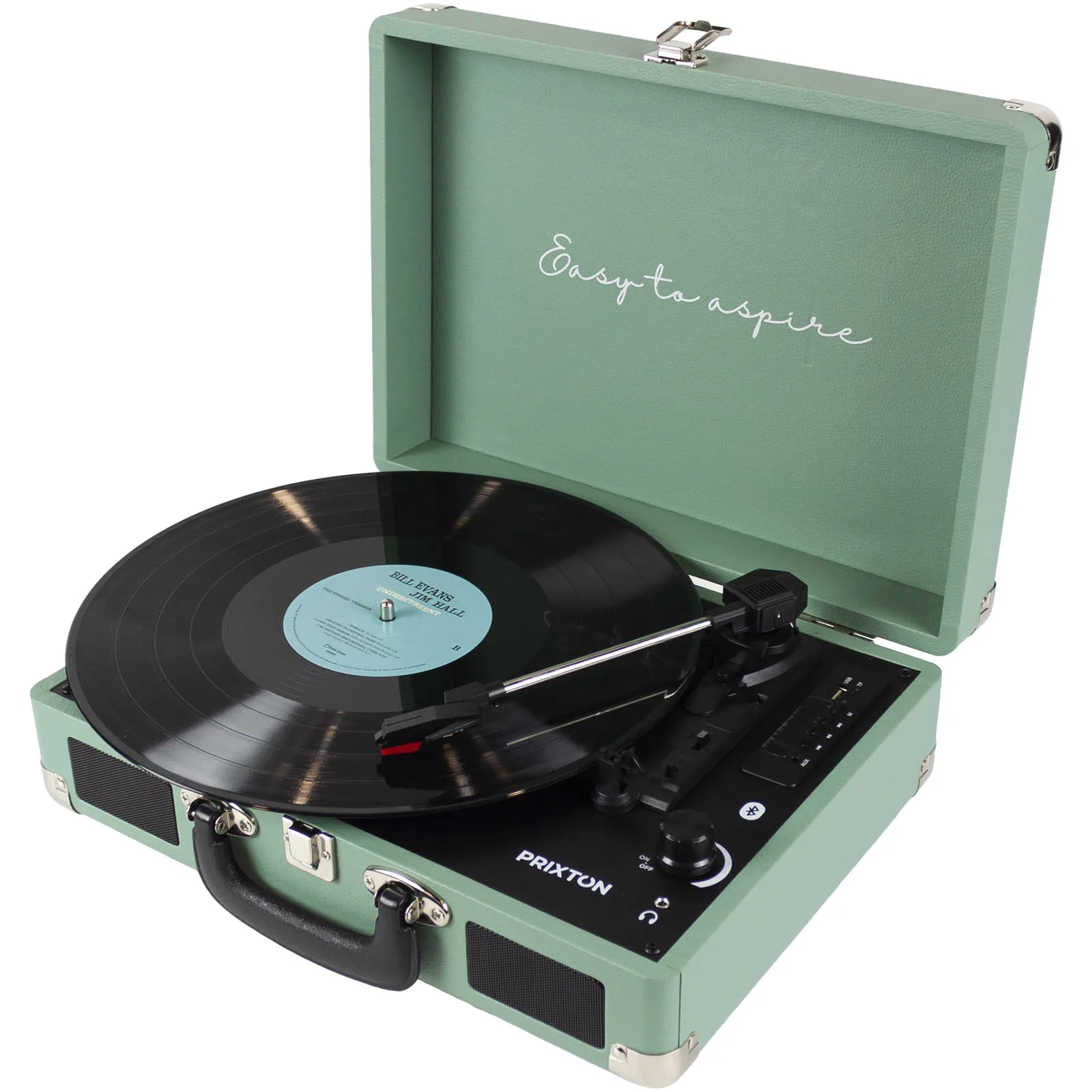 Prixton VC400 vinyl draaitafel Mintgroen