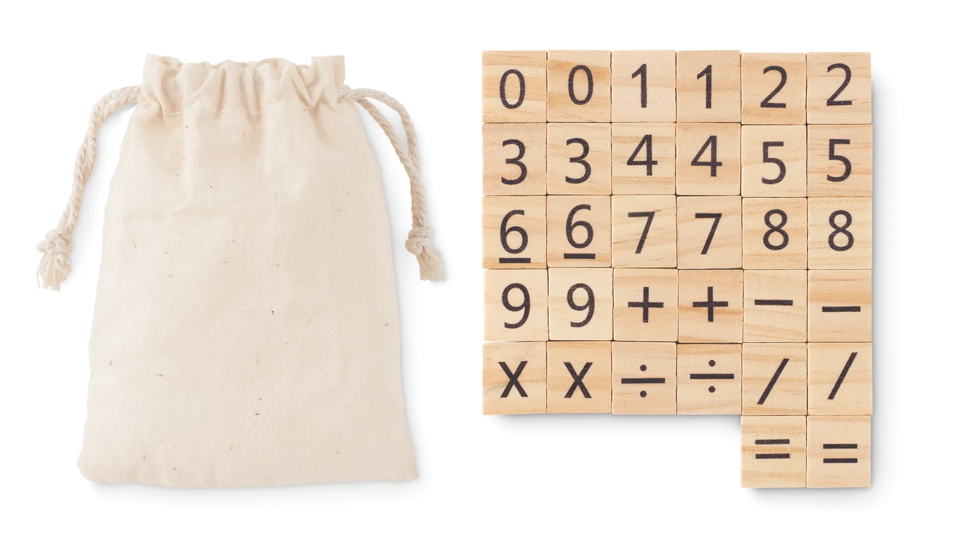 Educatief houten telspel