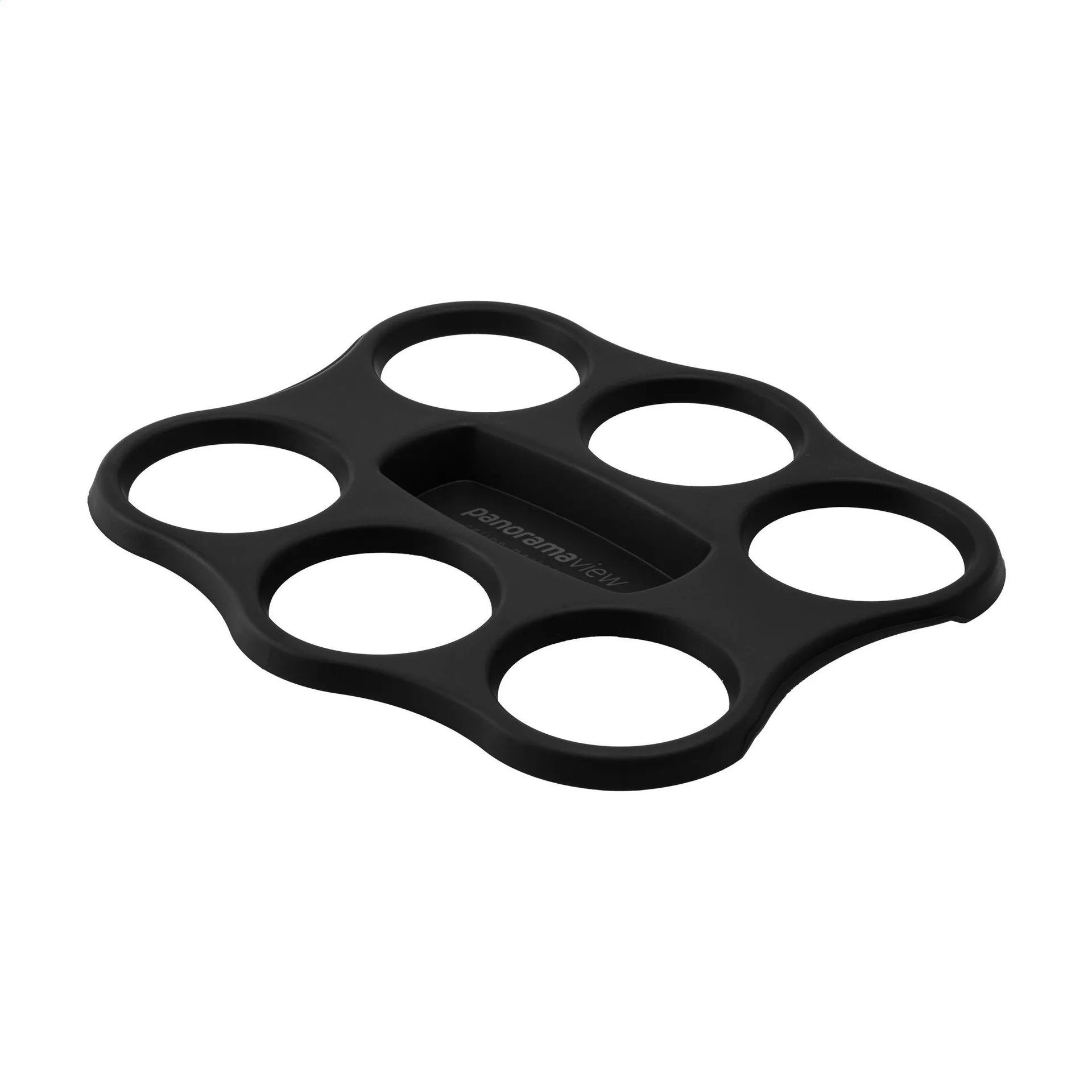 Circulcup Coffee Cup Tray 6-hole Ø 8 cm zwart