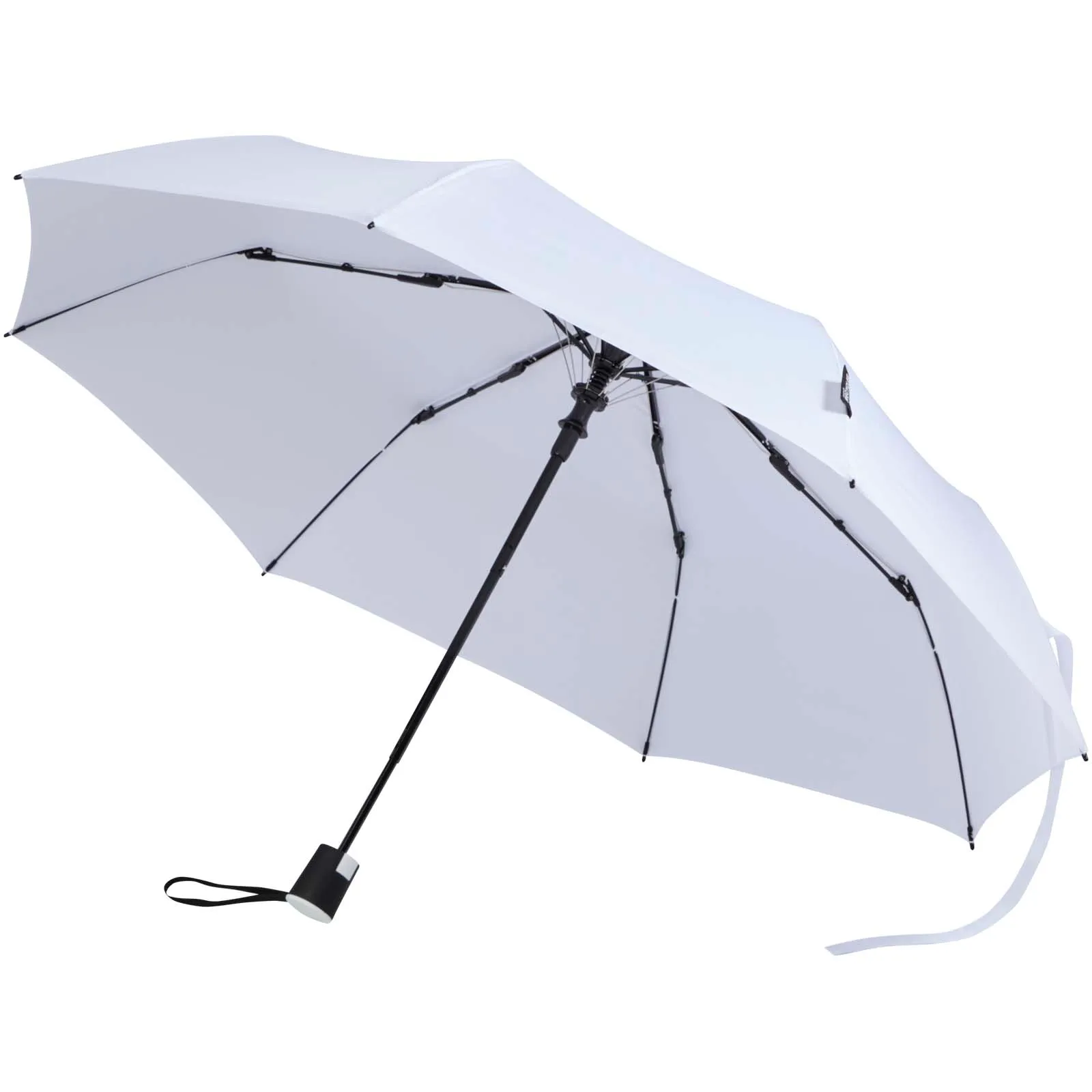 Agnes 21" opvouwbare paraplu met automatische opening van RPET Wit