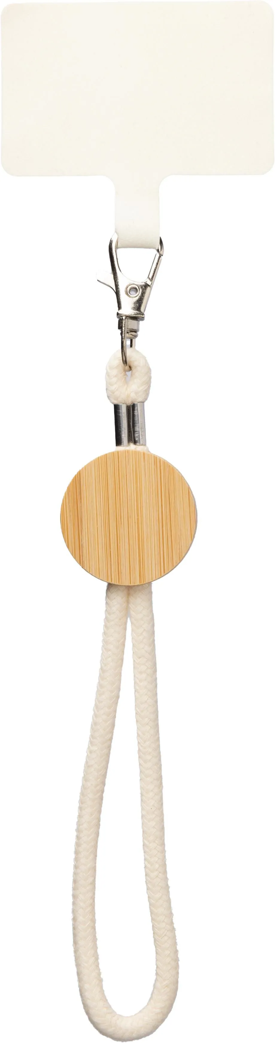 Katoenen (D16) polsband voor telefoon Maxim khaki (écru)