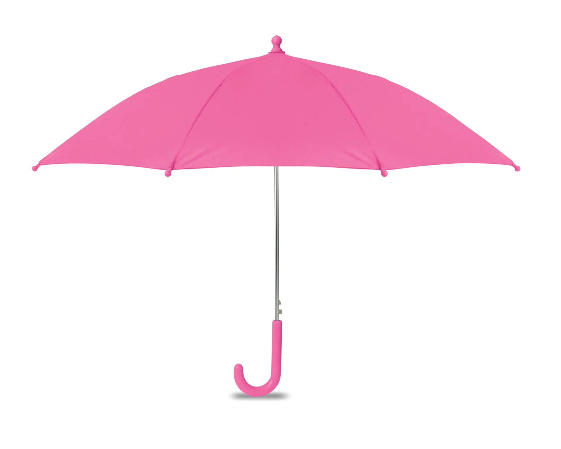 18" automatische kinderparaplu Fuchsia