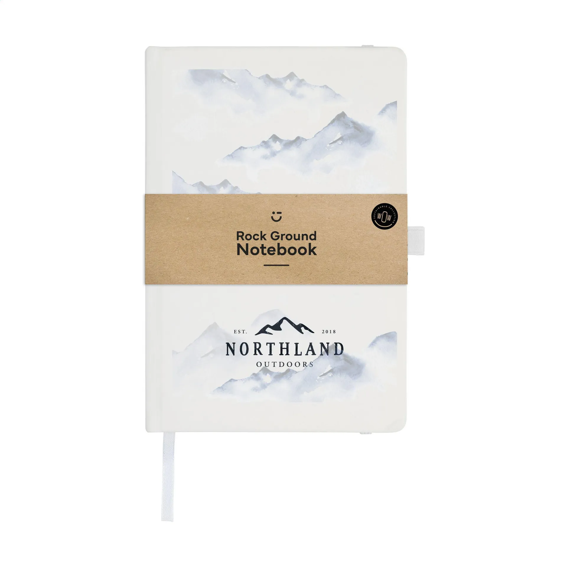 Rock Ground Notebook A5 notitieboek wit
