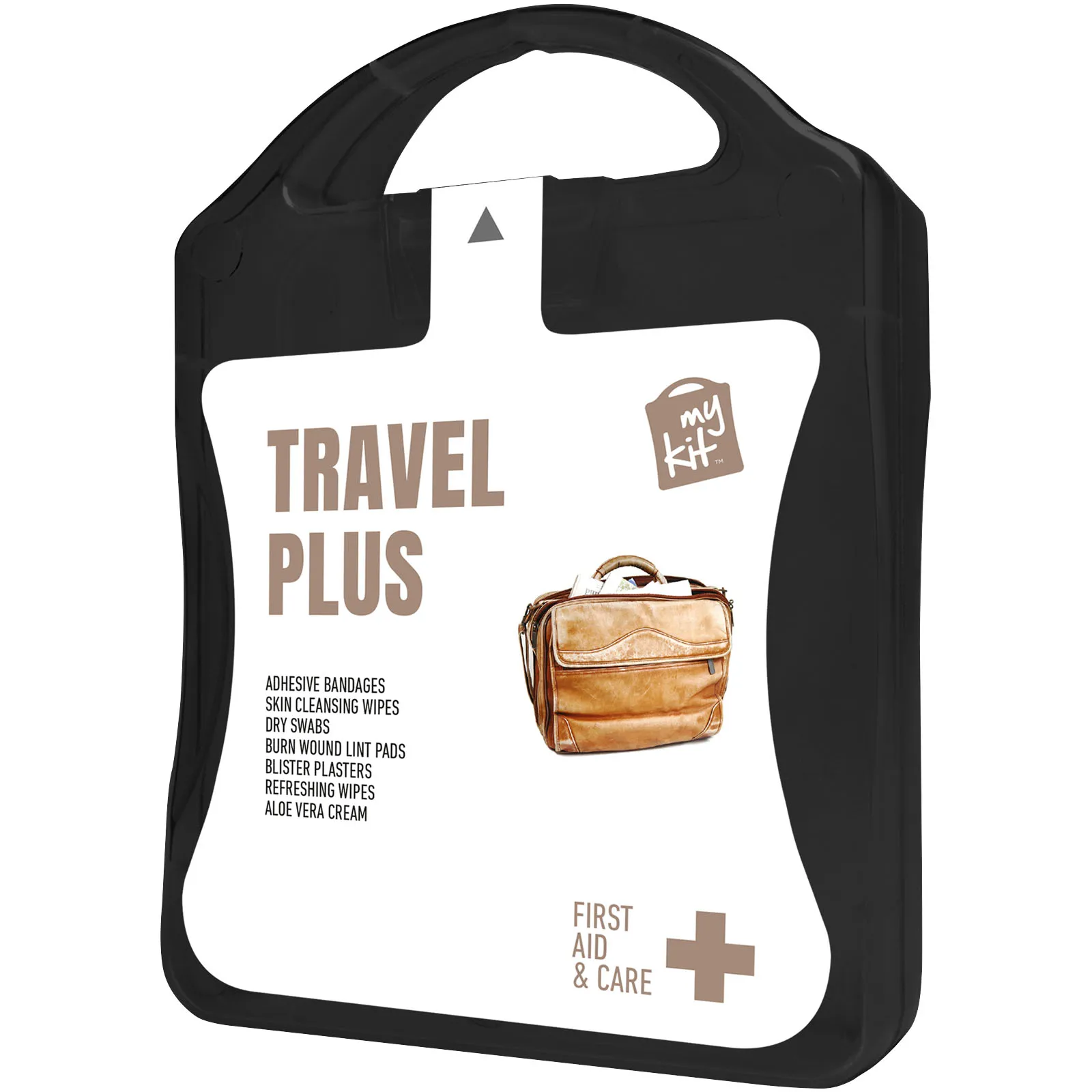 MyKit Reizen Plus Set Transparant zwart
