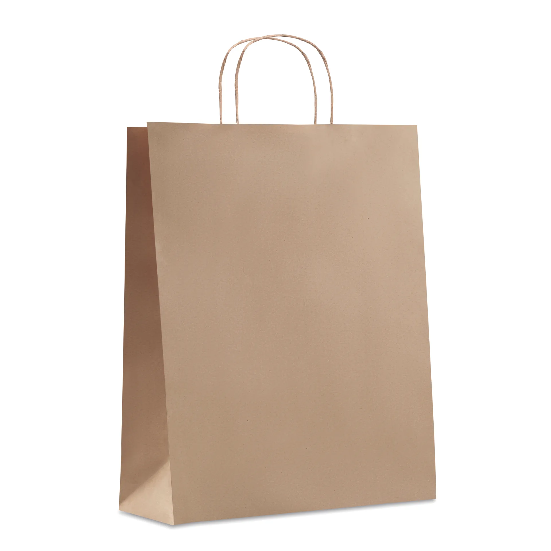 Grote papieren geschenktas Beige