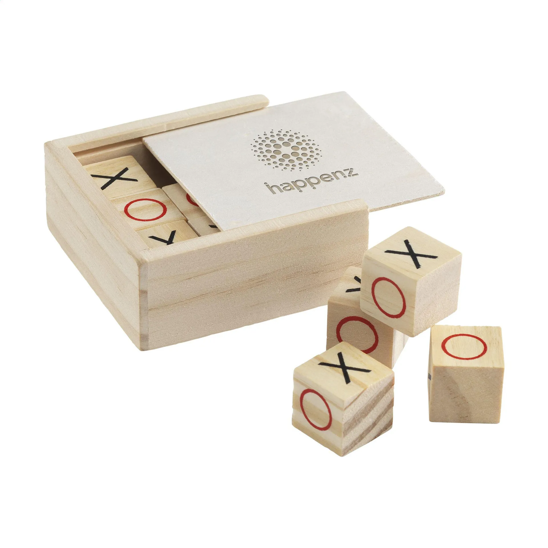 Tic Tac Toe Game Bamboo spel houtbruin