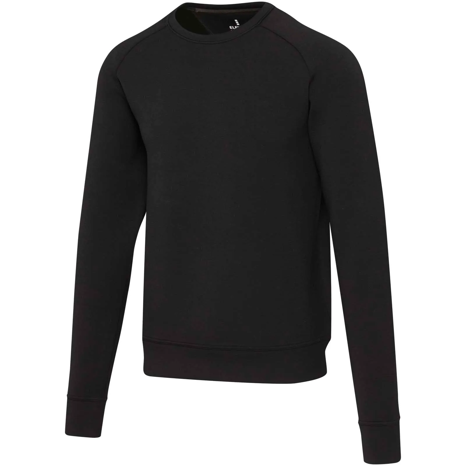 Yukon 350 g/m² unisex interlock sport crewneck sweater Zwart