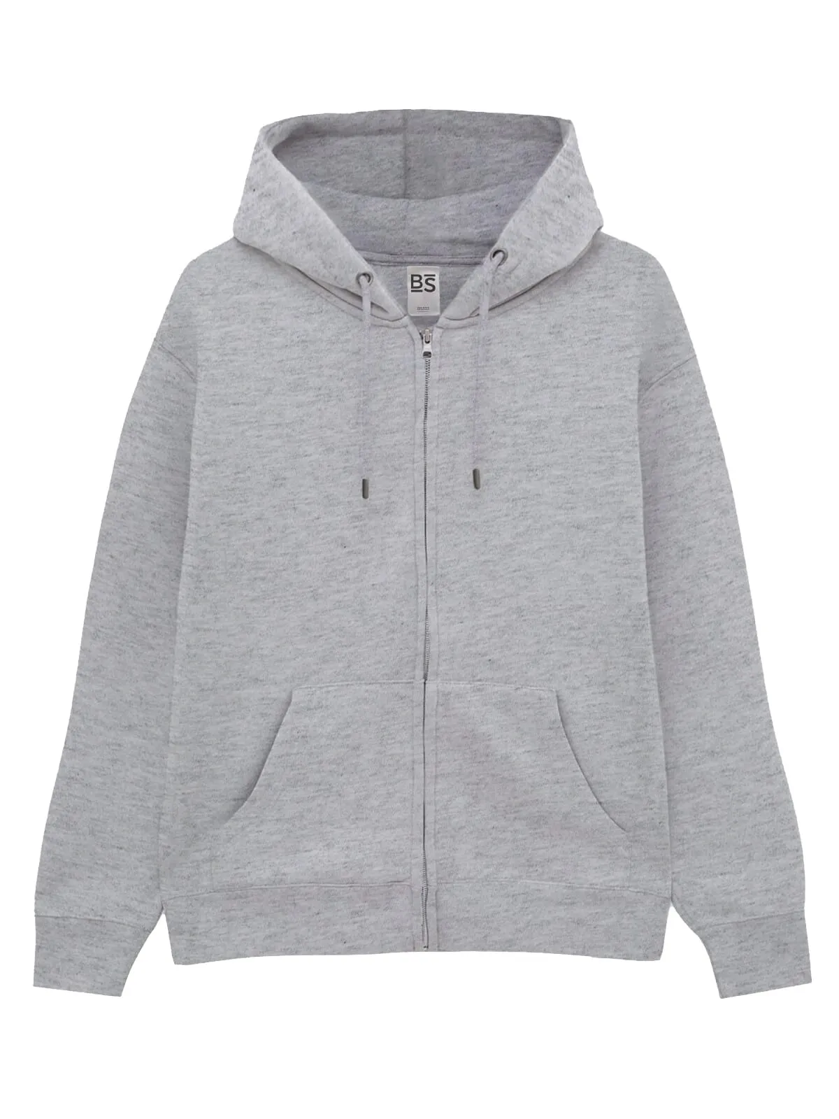 BS Berry Zipp Sweater Grijs Melee