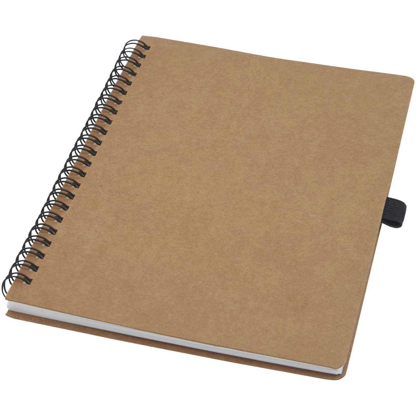 Cobble A5 wire-o gerecycled kartonnen notitieboek met steenpapier Natuur