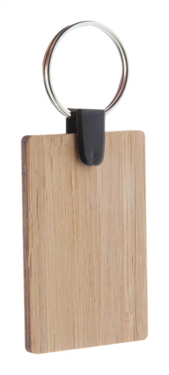 Bambry bamboo sleutelhanger natuurlijk