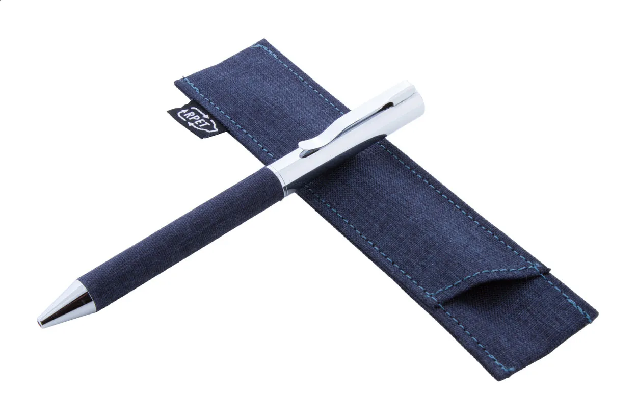 Teppet balpen blauw
