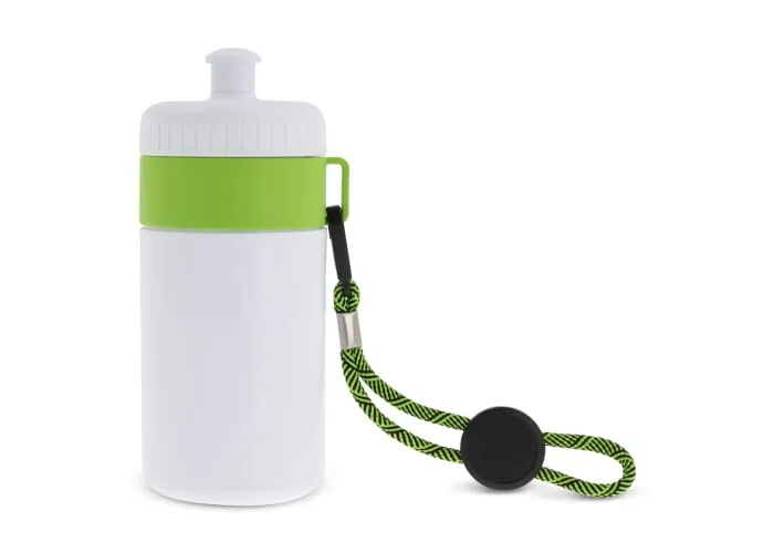 Bidon met rand en koord 500ml