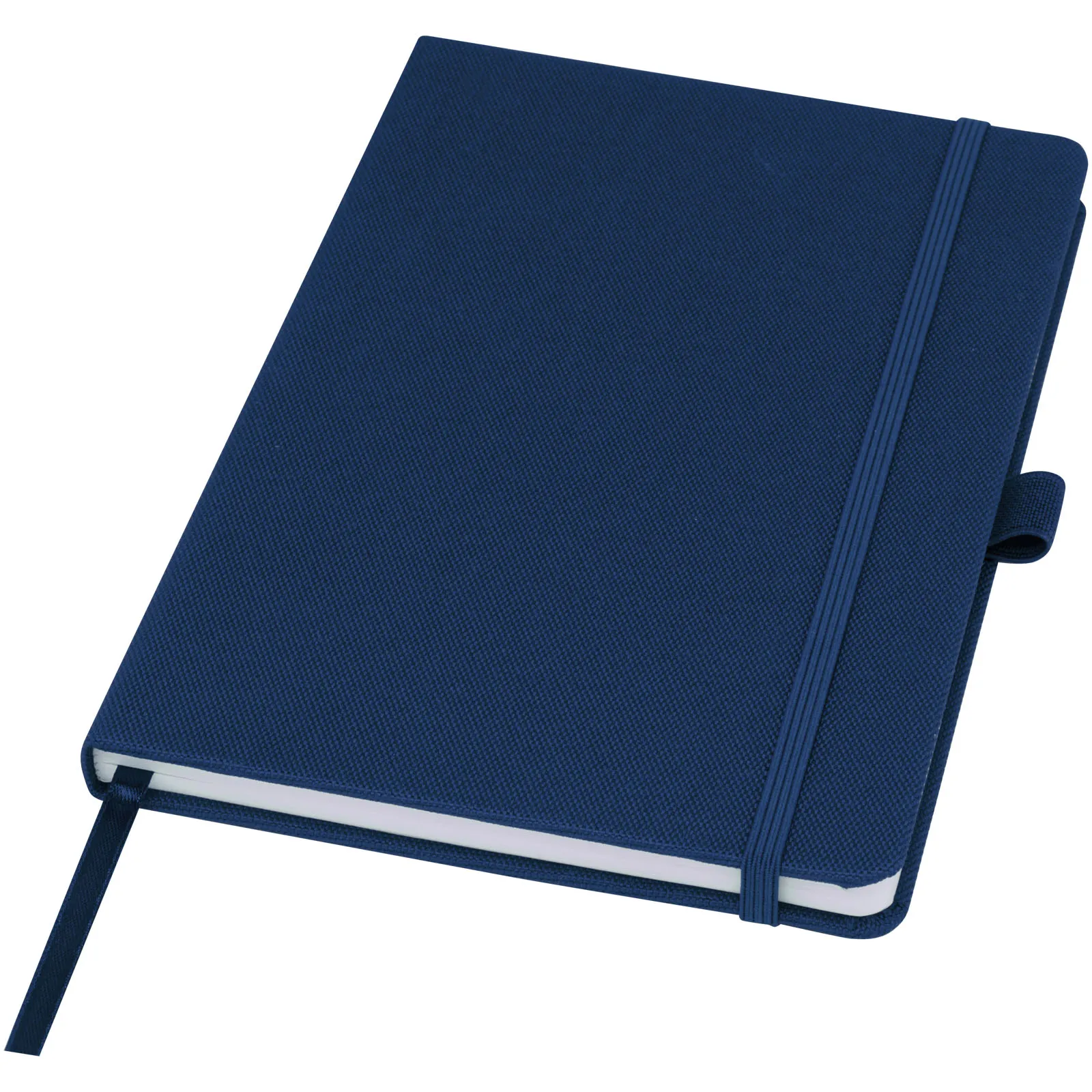Honua A5 notitieboek van gerecycled papier met gerecyclede PET cover Marineblauw