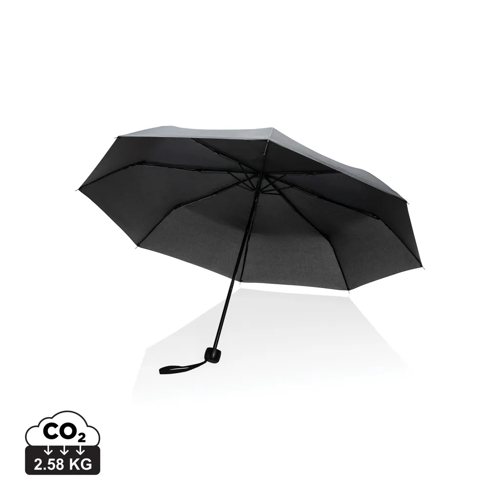 20.5" Impact AWARE™ RPET 190T mini paraplu zwart