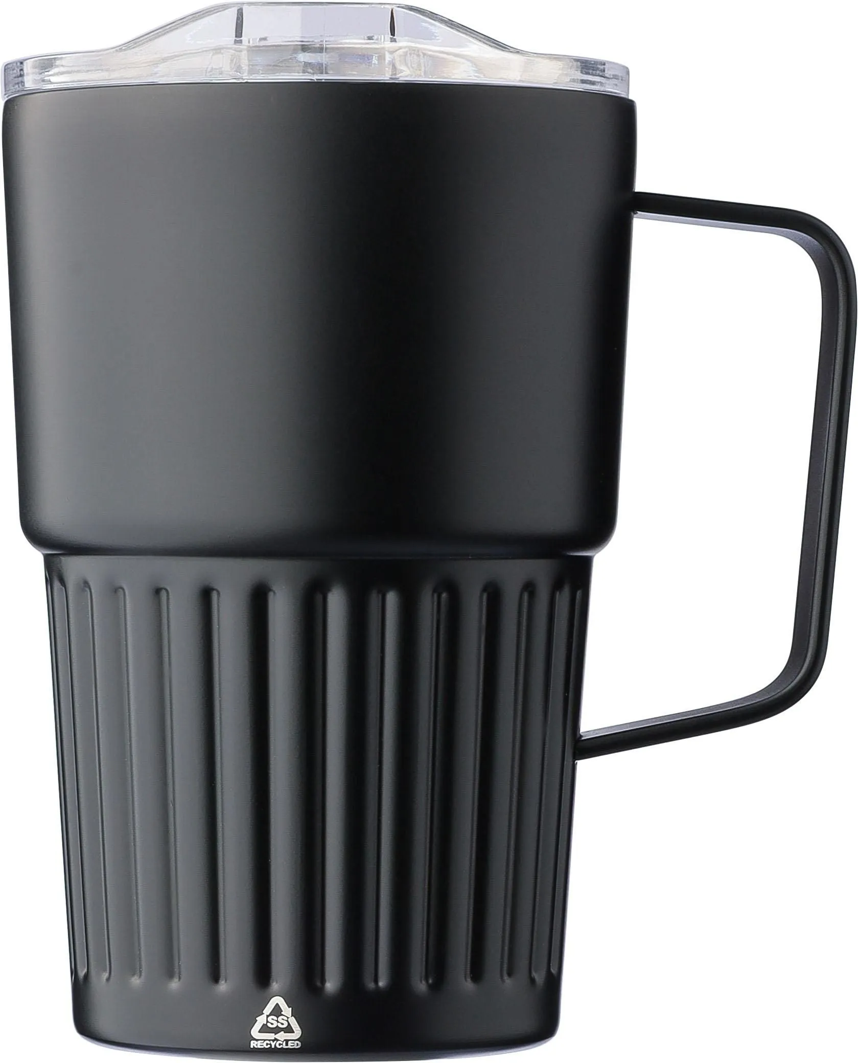Drinkbeker Calo | Gerecycled rvs | 450 ml zwart